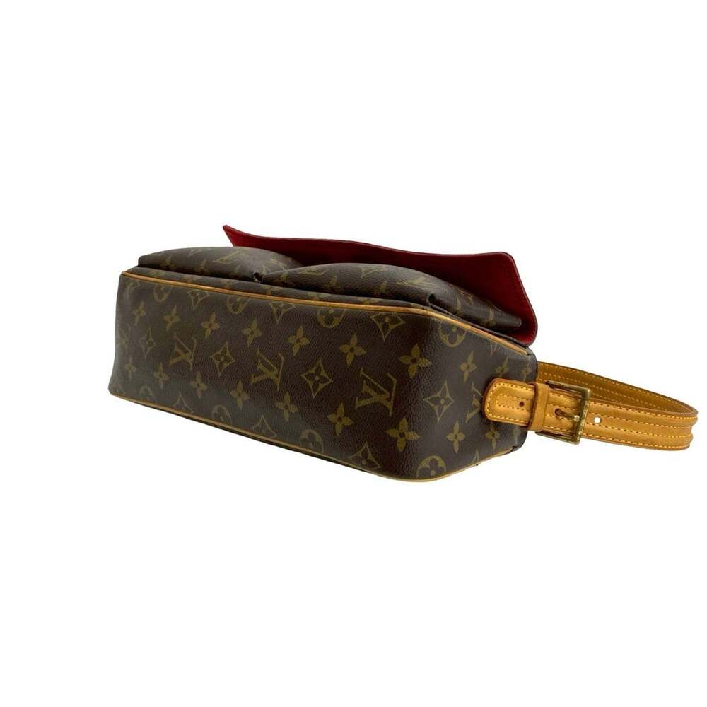 LOUIS VUITTON Authentic Brown Monogram Leather Shoulder Bag - Picture 8 of 10